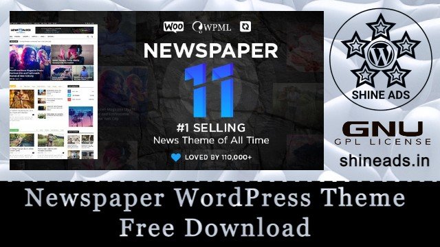 newspaper wordpress theme free download 1 1