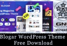 blogar wordpress theme free download