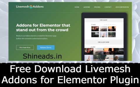 Скачать бесплатно дополнения Livemesh для плагина Elementor