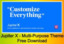 jupiter x elementor multi purpose theme free download