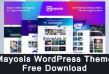 mayosis wordpress theme free download