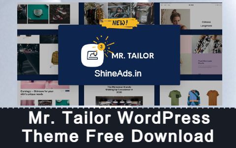 mr. tailor wordpress theme free download