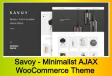 savoy minimalist ajax woocommerce theme free download