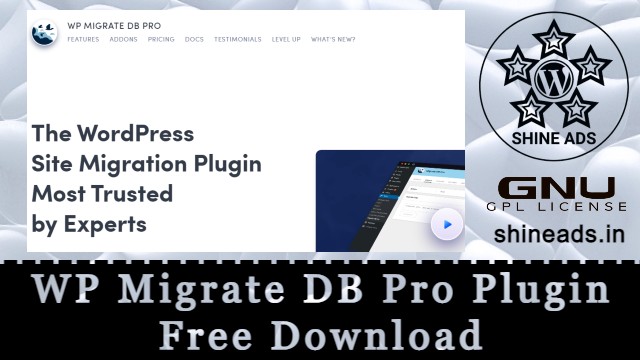 wp migrate db pro plugin free download
